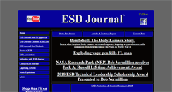 Desktop Screenshot of esdjournal.com